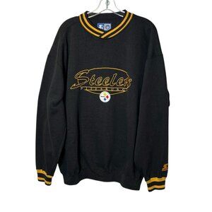 Pittsburgh Steelers Starter XL Vintage 90's Sweatshirt Retro Dad Grandpa Sweater